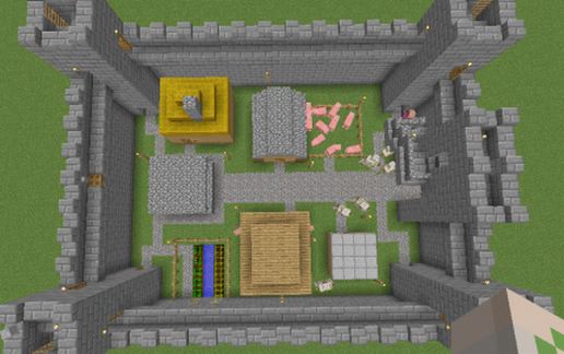 Small Castle schematic - building