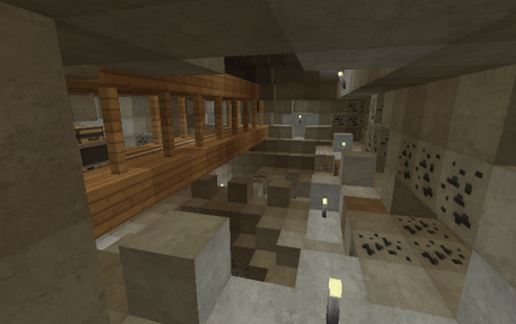 MountainCave schematic - building