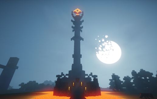 Barad-Dur Tower schematic - building