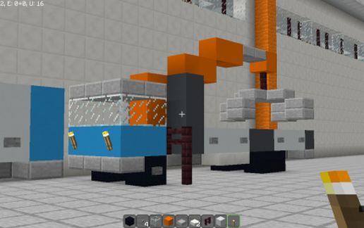 10-wheeler clamp crane truck schematic - building