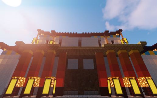 Tibetan Temple schematic - building