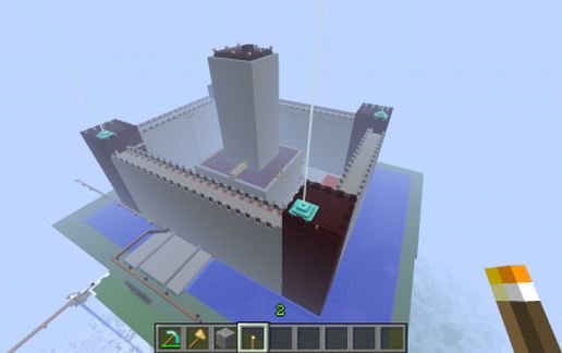 Blank Castle schematic - building