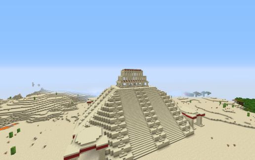 Masive Aztec Pyramid schematic - building