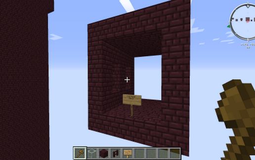 Default Nether Fortress Corridor schematic - building