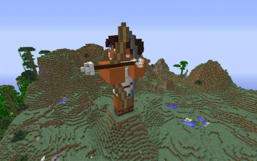 Statue of Artemis schematic - building