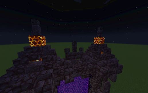 Cool Nether Portal schematic - building