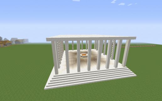 Greek Temple schematic - building