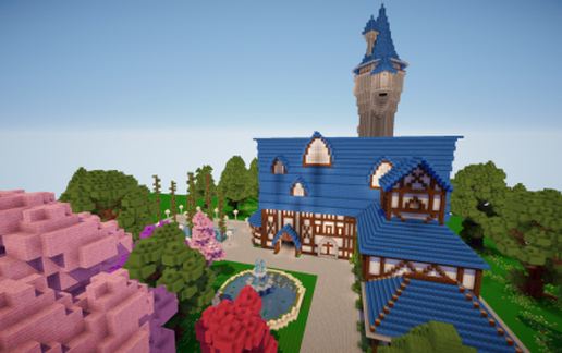 Medieval Wizard's Guild schematic - building