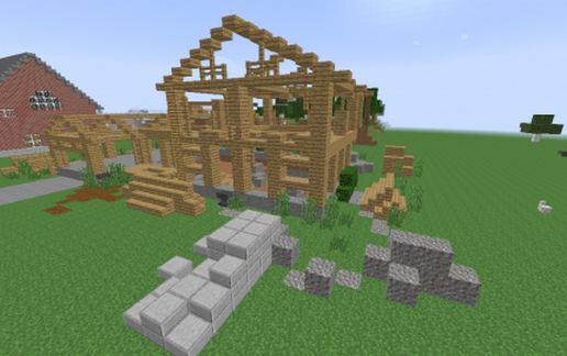 House Construction schematic - building