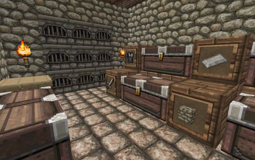 Small Medieval Warehouse schematic - building