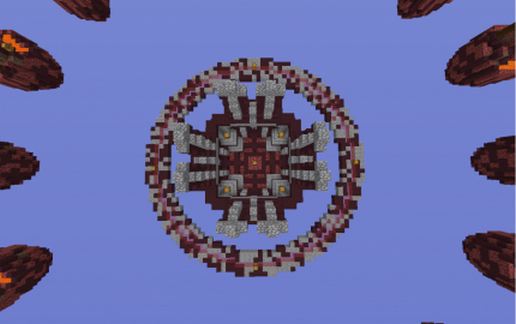 Map SkyWar "Nether Fort"