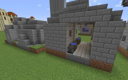 Stone Brick Crafting Station schematic - building