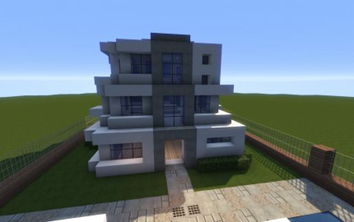 Luxurious Small Modern Villa schematic - building