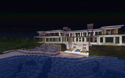 Hollywood Hills mansion schematic - building