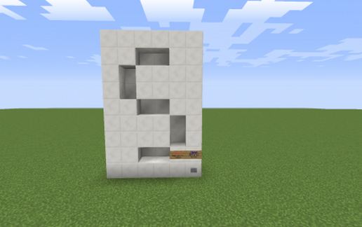 Redstone counter schematic - building