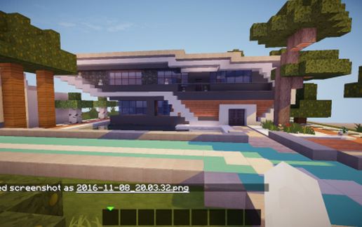 modern house schematic - building