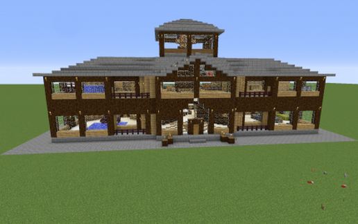 Survival Mansion schematic - building