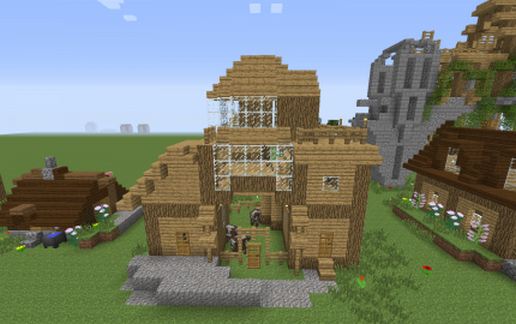 ugly village house schematic - building
