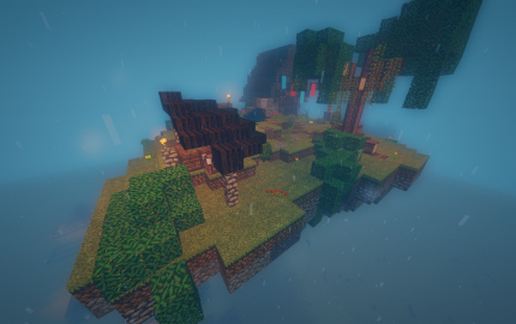Medieval Floating island schematic - building