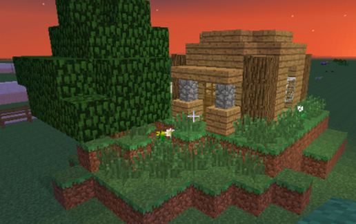 Forest home starter pack "little temporary home" schematic - building
