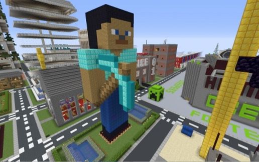 Steve Statue schematic - building