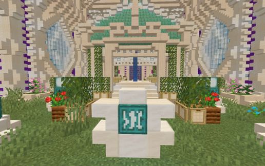 Garden 1vs1 Arena schematic - building