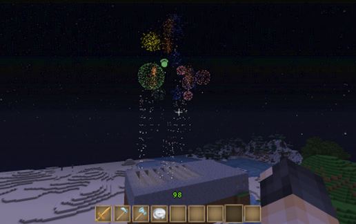 Ultimate Fireworks Machine schematic - building