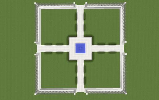 Roman Garden schematic - building