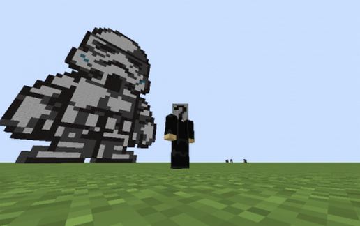 stormtrooper pixel art