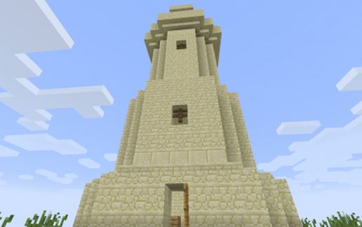 Sandstone Lighthouse schematic - building