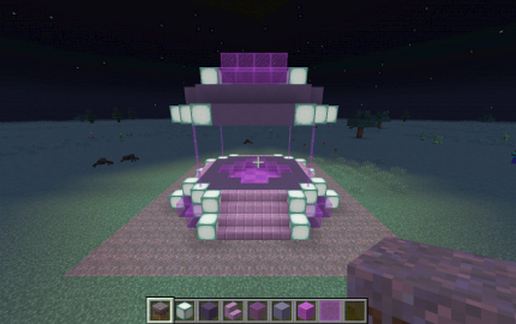 Small Purple temple schematic - building