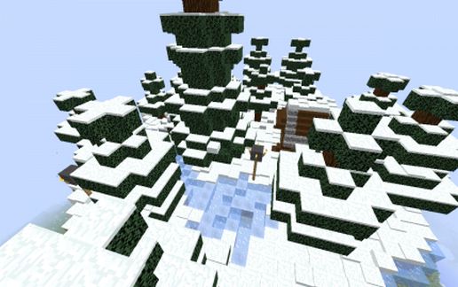 Snow sky island.