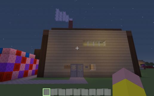 Modern house schematic - building