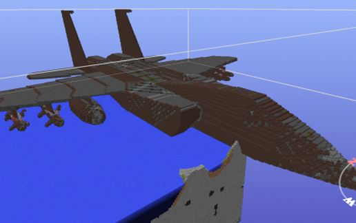 F14 Tomcat Plane schematic - building