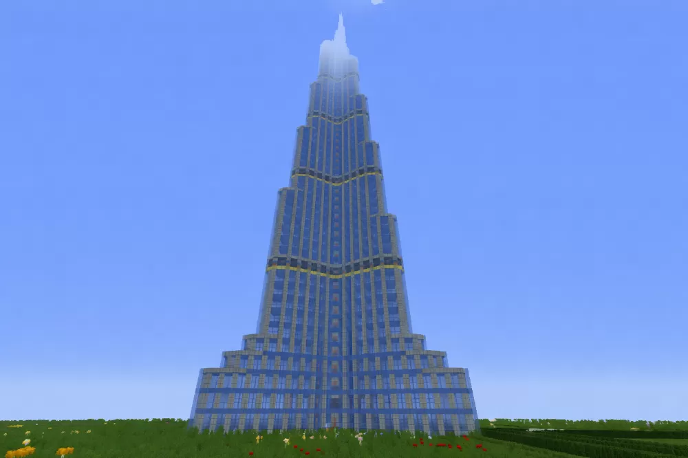 Burj Khalifa schematic - building