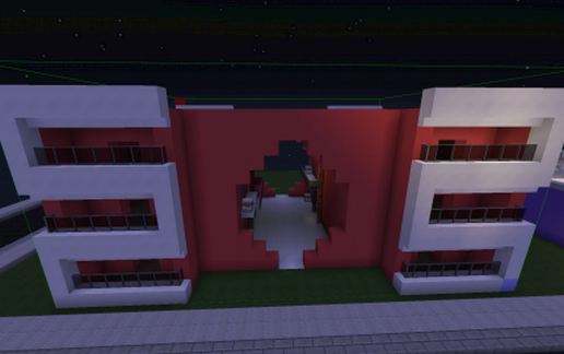 modern building 2 schematic - building