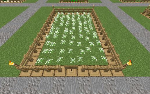Farm Azure Bluet schematic - building