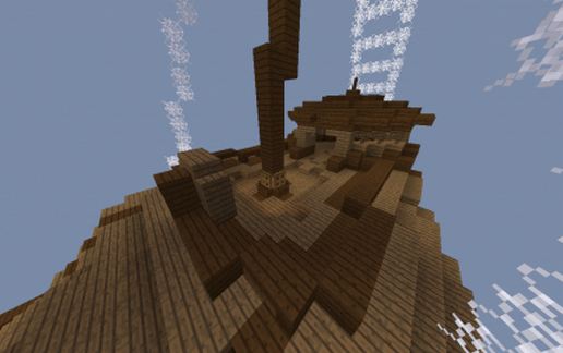 Flying Ship schematic - building