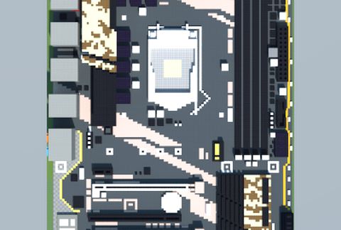 Intel GA-X150-PRO ECC (Gigabyte) schematic - building