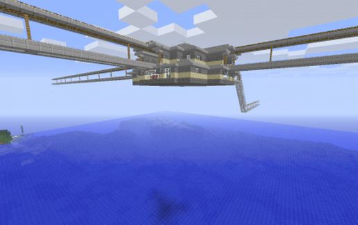Drive on the Left Dual Simplex Minecart Track Intersection