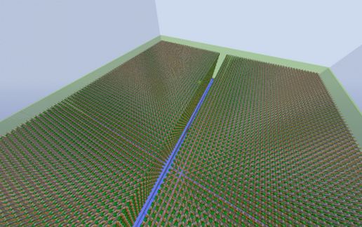 Most Efficient Cactus Farm schematic - building