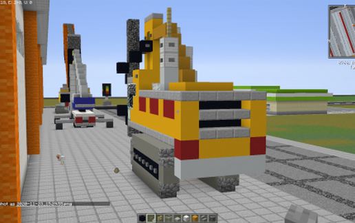 Pile driver tractor