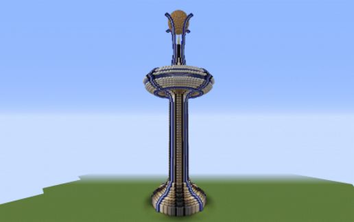 Space Needle schematic - building