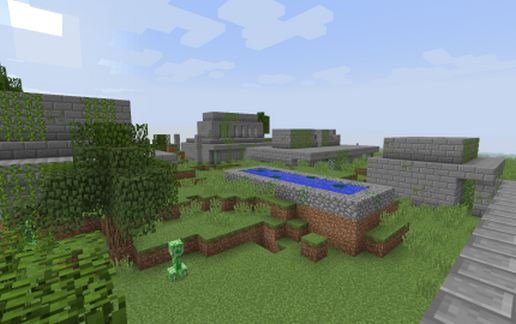 Sailor Moon yagades Zombie Village schematic - building