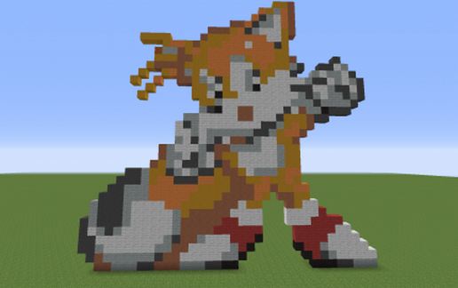 Tails from Sonic 2 schematic - building