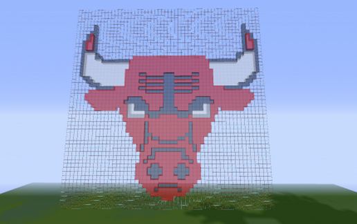 Bull Logo schematic - building
