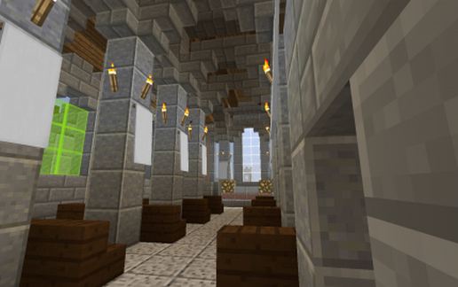a gothic church schematic - building