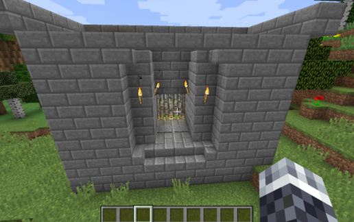 Castle Gate (Double-Gate) Model n-1.7 schematic - building
