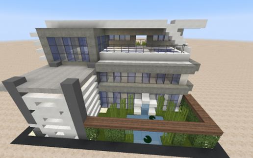 20x20 Modern House schematic - building