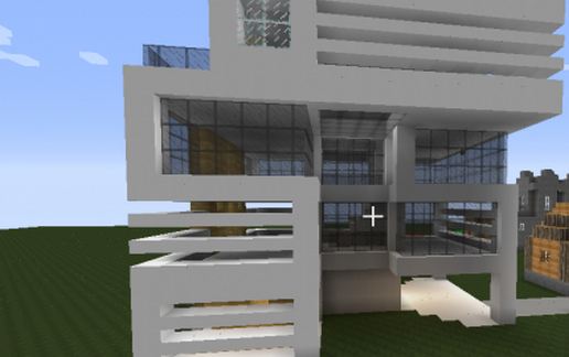modern house 6 schematic - building